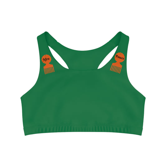 Afro Power Seamless Sports Bra (AOP) #AP1