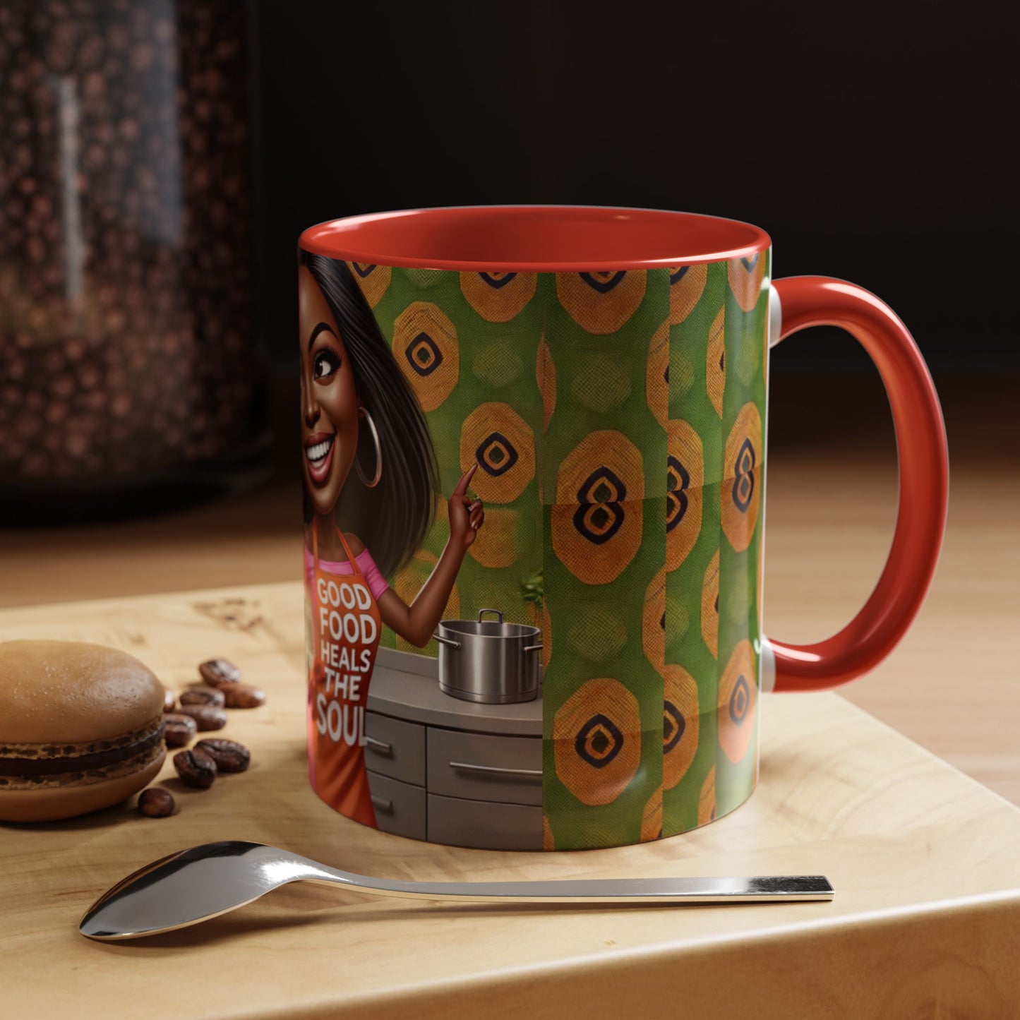 Soulful Bites and Kitchen Delights Accent Coffee Mug (11, 15oz) #SBKD1