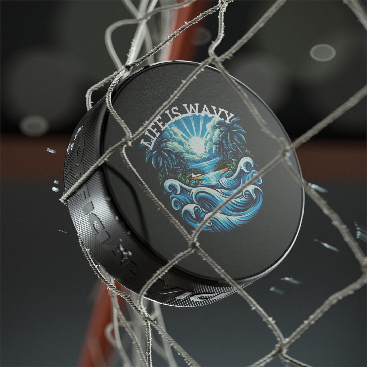 Life is Wavy Hockey Puck #LW1