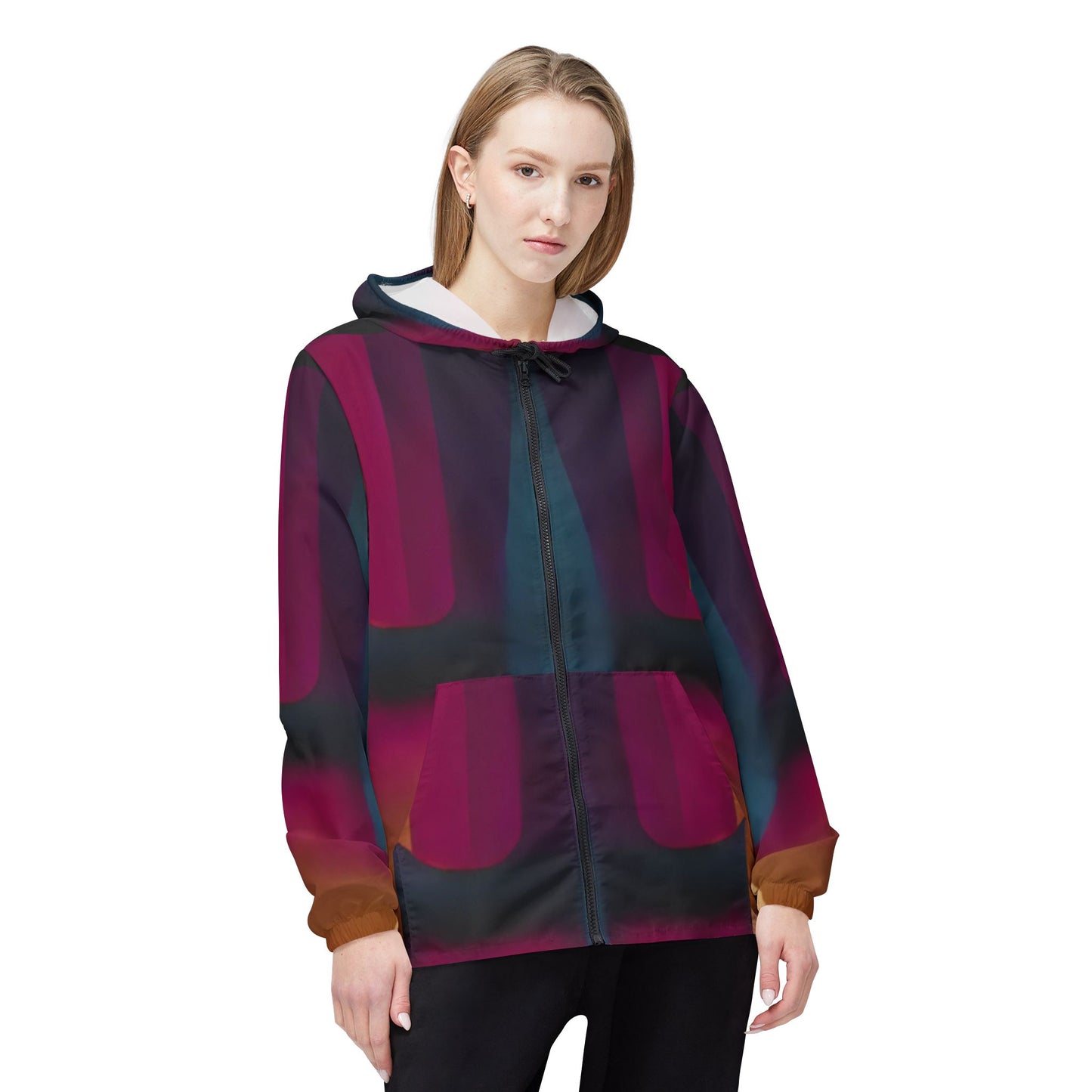 Becoming Vibrant Floral Windbreaker Jacket, Stylish for Spring, Trendy Outerwear, Perfect Gift, Festival Wear, Casual Jacket #B2