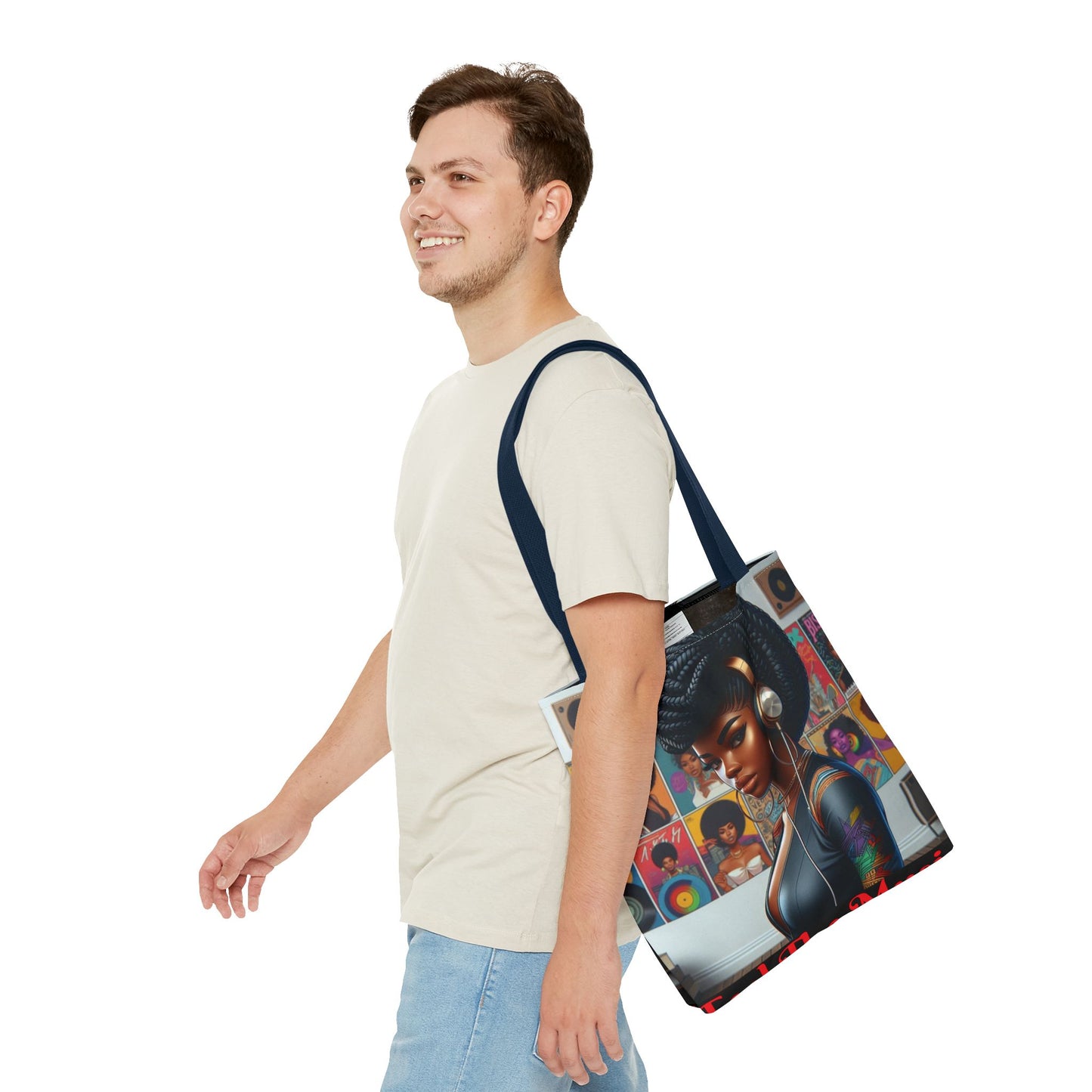 Feel The Music Tote Bag (AOP) #FM8