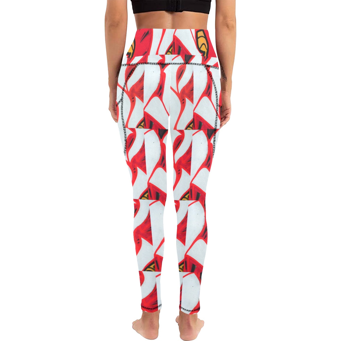 All Over Print Leggings with Pockets (L56)