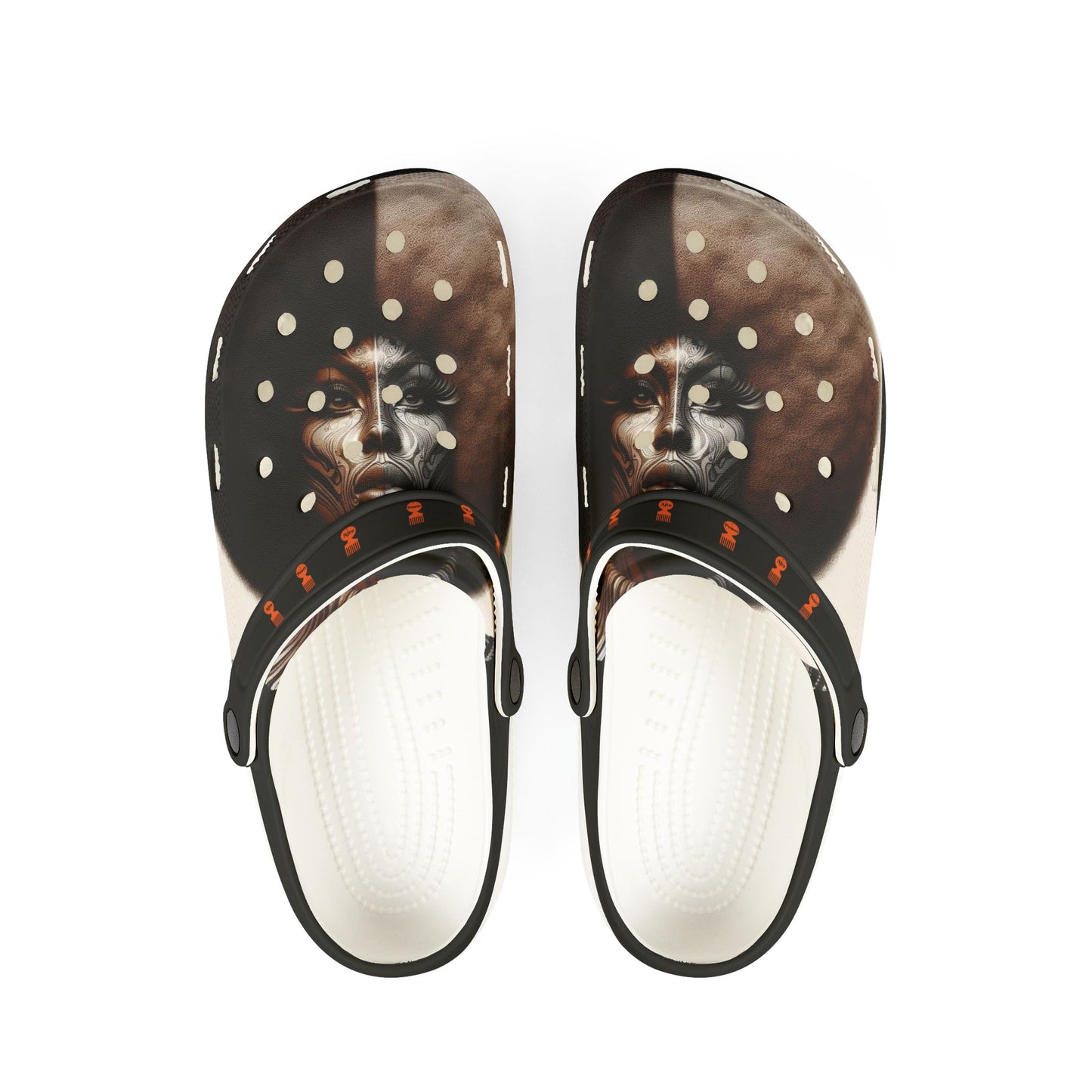 Afro Power EVA Foam Rubber Shoes (AOP) #AP11