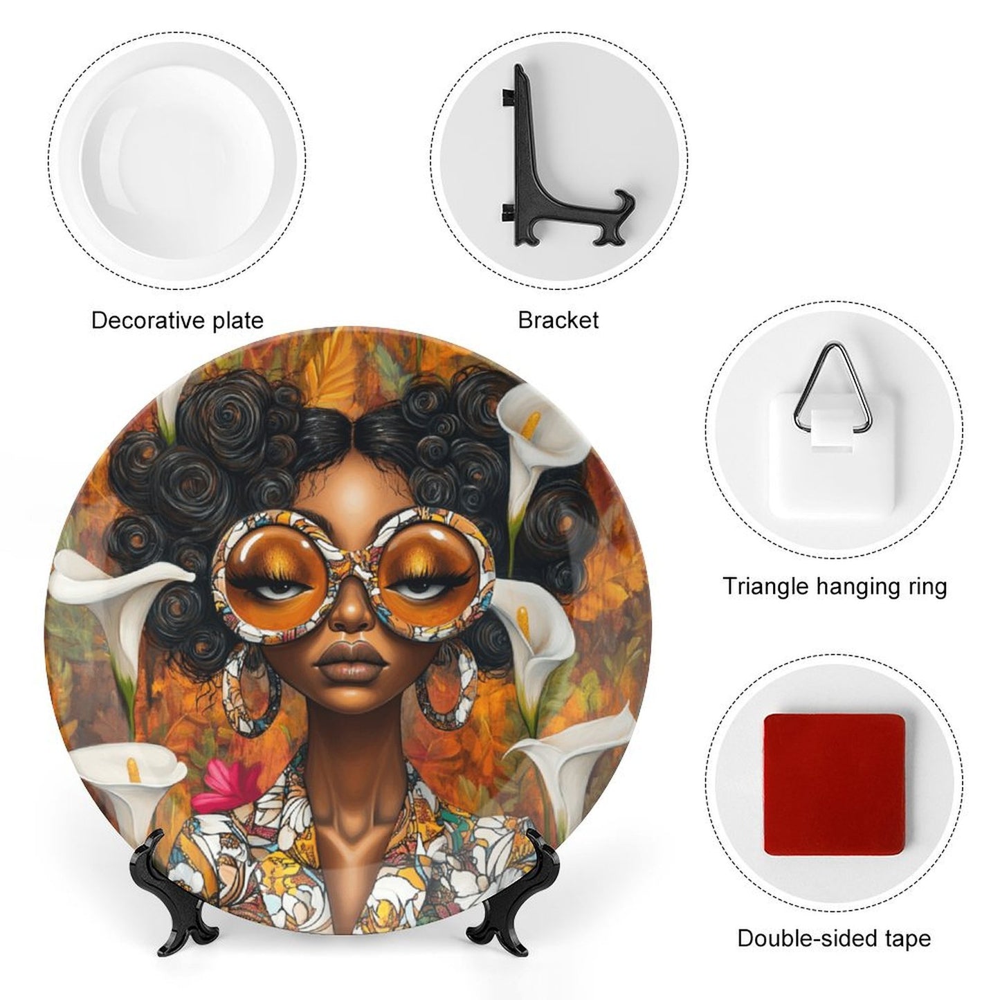Bone China Decorative Plate