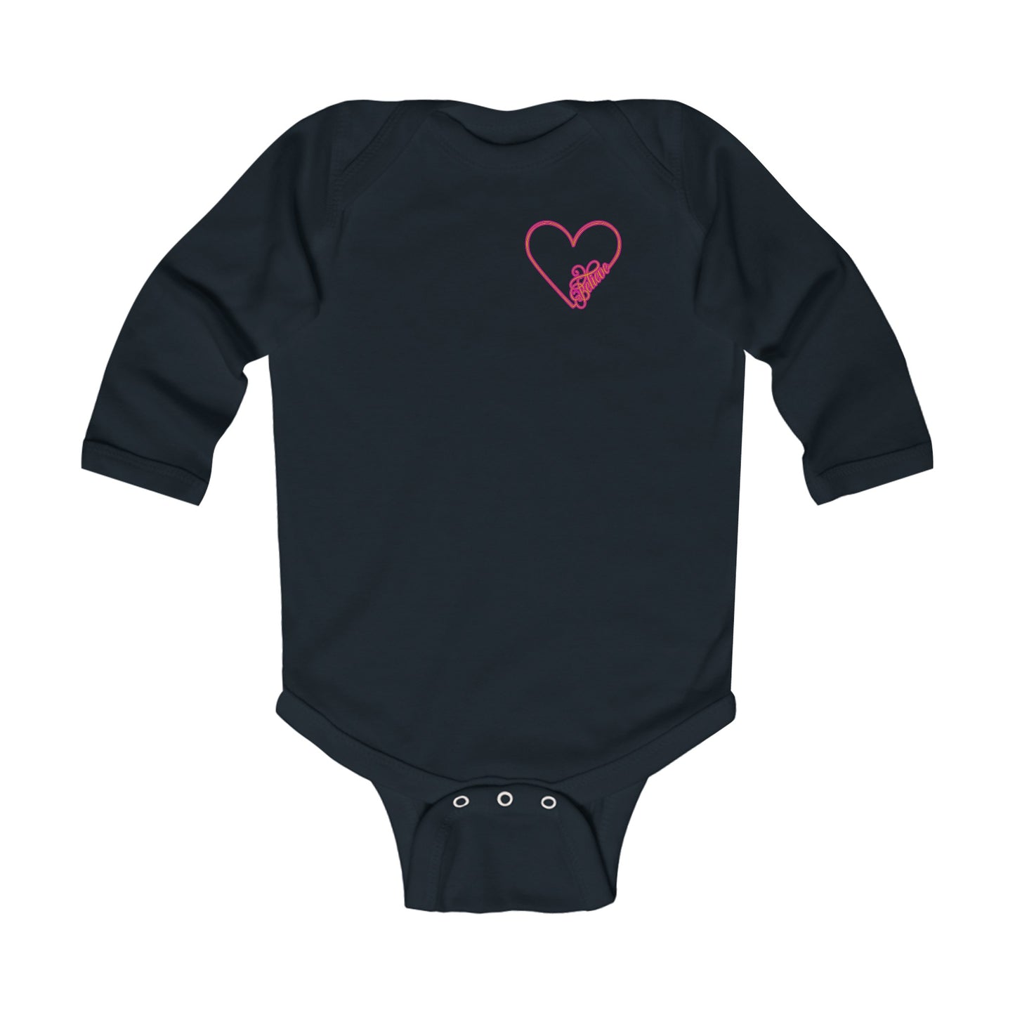 Believe Infant Long Sleeve Bodysuit #51IU