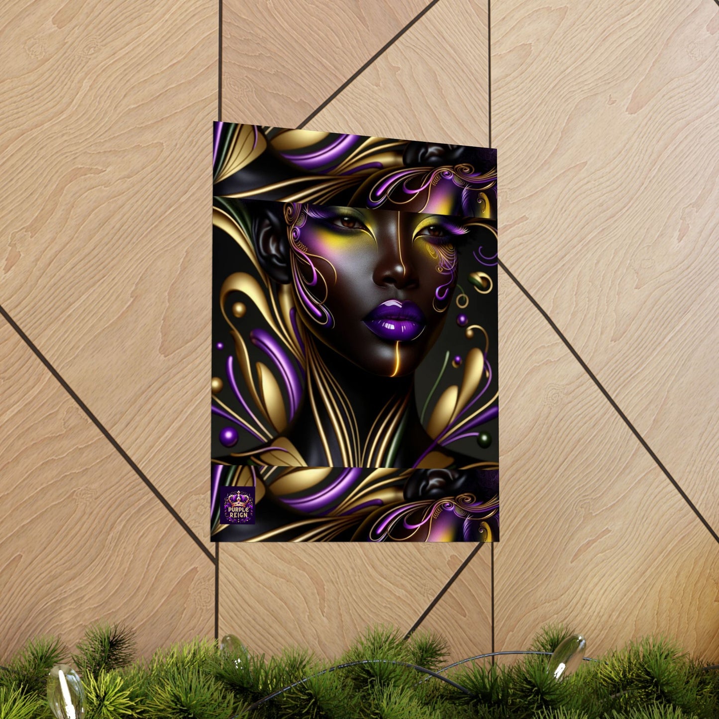 Purrple Reign Matte Vertical Posters #PR7