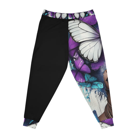 Butterfly Beauty Athletic Joggers Unisex Workout Pants Gym Sweatpants, Active