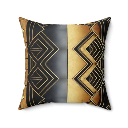 Amber Radiance Spun Polyester Square Pillow #AR1