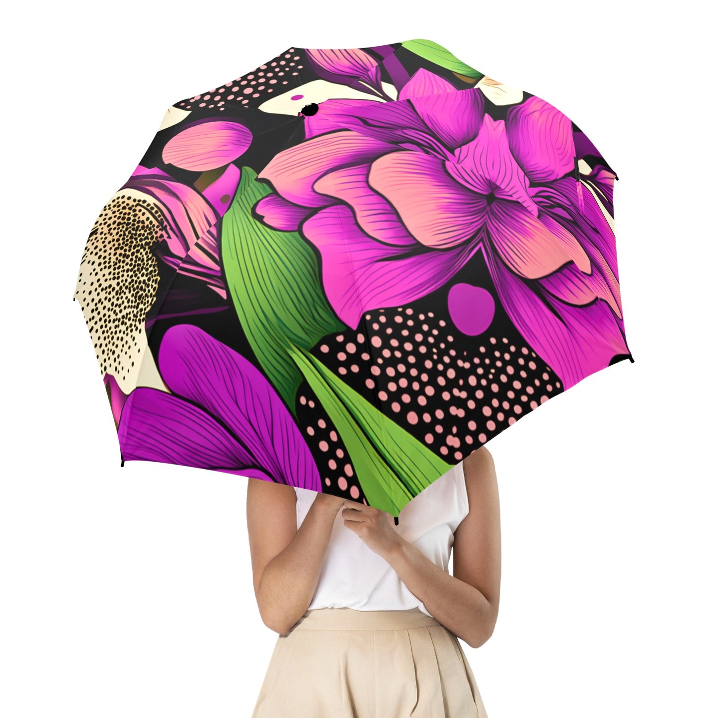 Violet Tulip Semi-Automatic Foldable Umbrella (Model U12) Semi-Automatic Foldable Umbrella (Model U12)