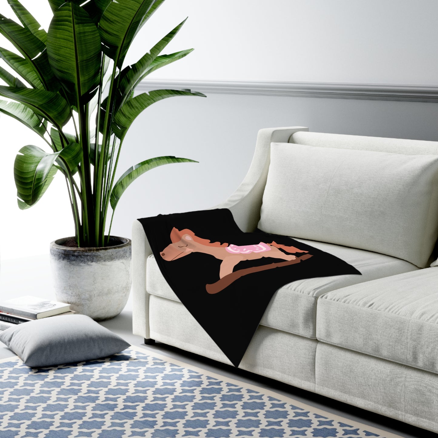 Rocking Horse Baby Swaddle Blanket #RH1