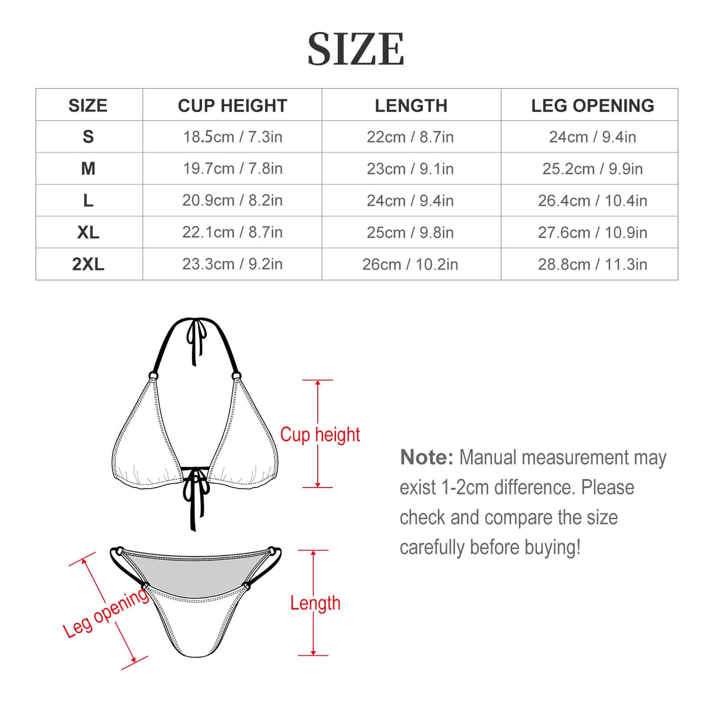 2-Piece Bikini Swimwear DS0314 (All-Over Printing)