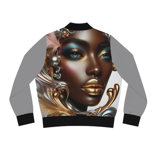 Ethereal Women's Bomber Jacket (AOP) #EC2