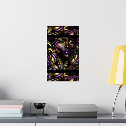 Purrple Reign Matte Vertical Posters #PR7