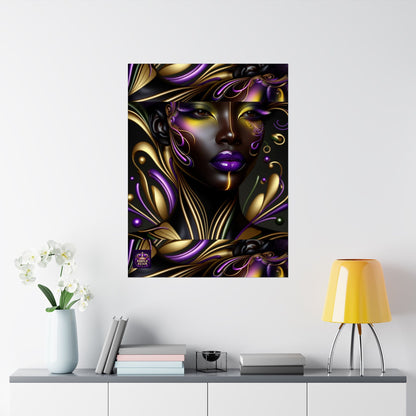 Purrple Reign Matte Vertical Posters #PR7