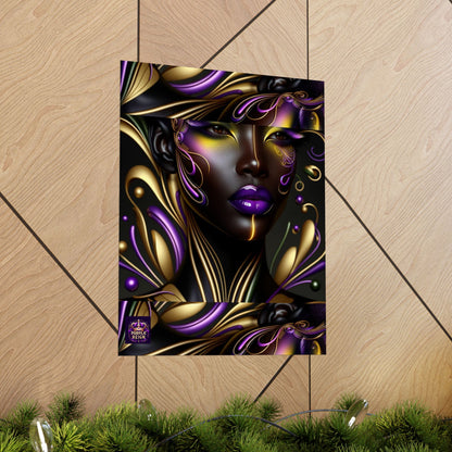 Purrple Reign Matte Vertical Posters #PR7
