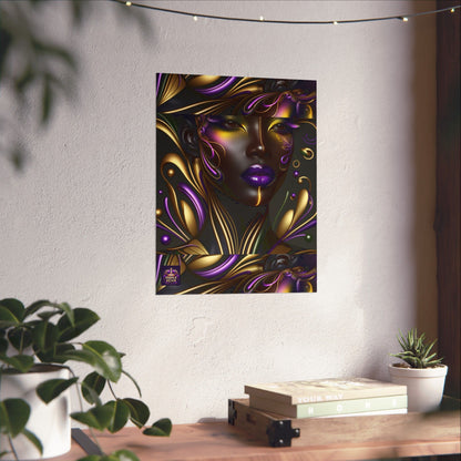 Purrple Reign Matte Vertical Posters #PR7