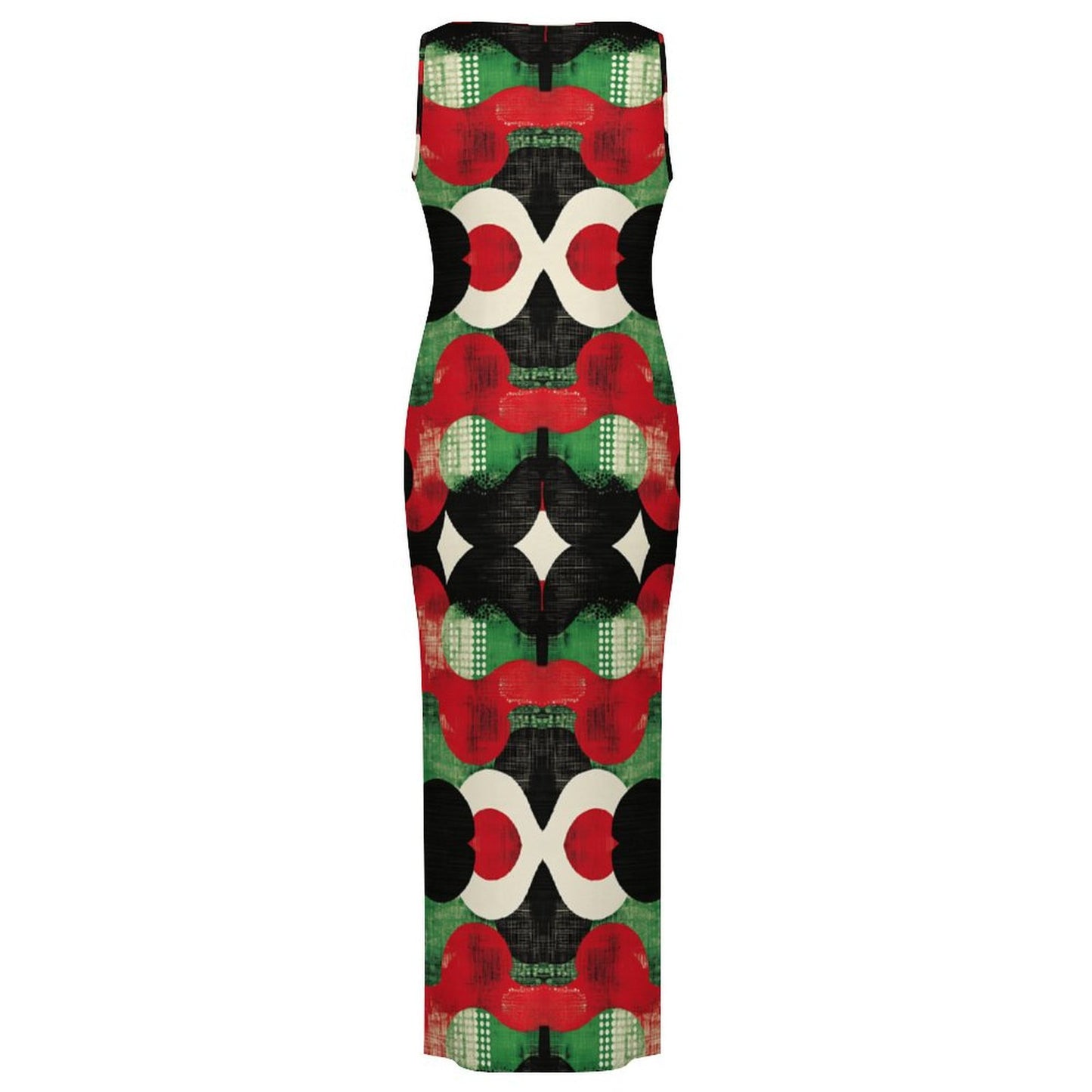 Split cheongsam Sleeveless Bodycon Side Slit Long Dress