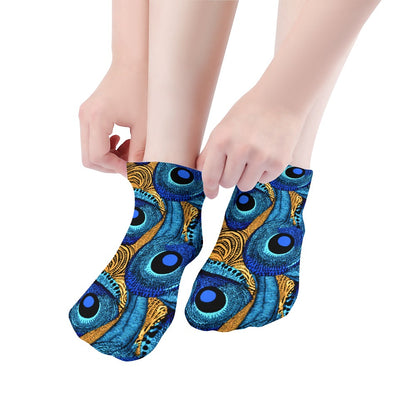 Peacock Comfortable Pattern Socks (5 Pairs Of The Same Picture)