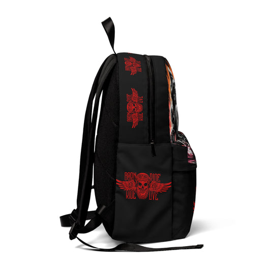 Born To Ride Unisex Classic Backpack #13M