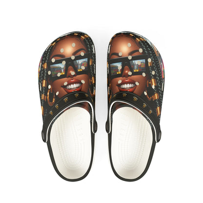 Queen-Wear Your Crown EVA Foam Rubber Shoes (AOP) #21U