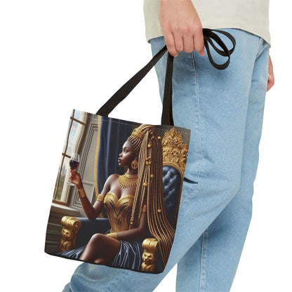 Sitting Queen Tote Bag (AOP) #T6