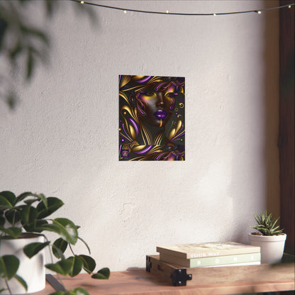 Purrple Reign Matte Vertical Posters #PR7