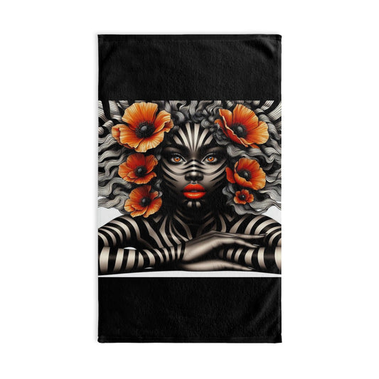Zebra Fantasy Hand Towel #ZF29