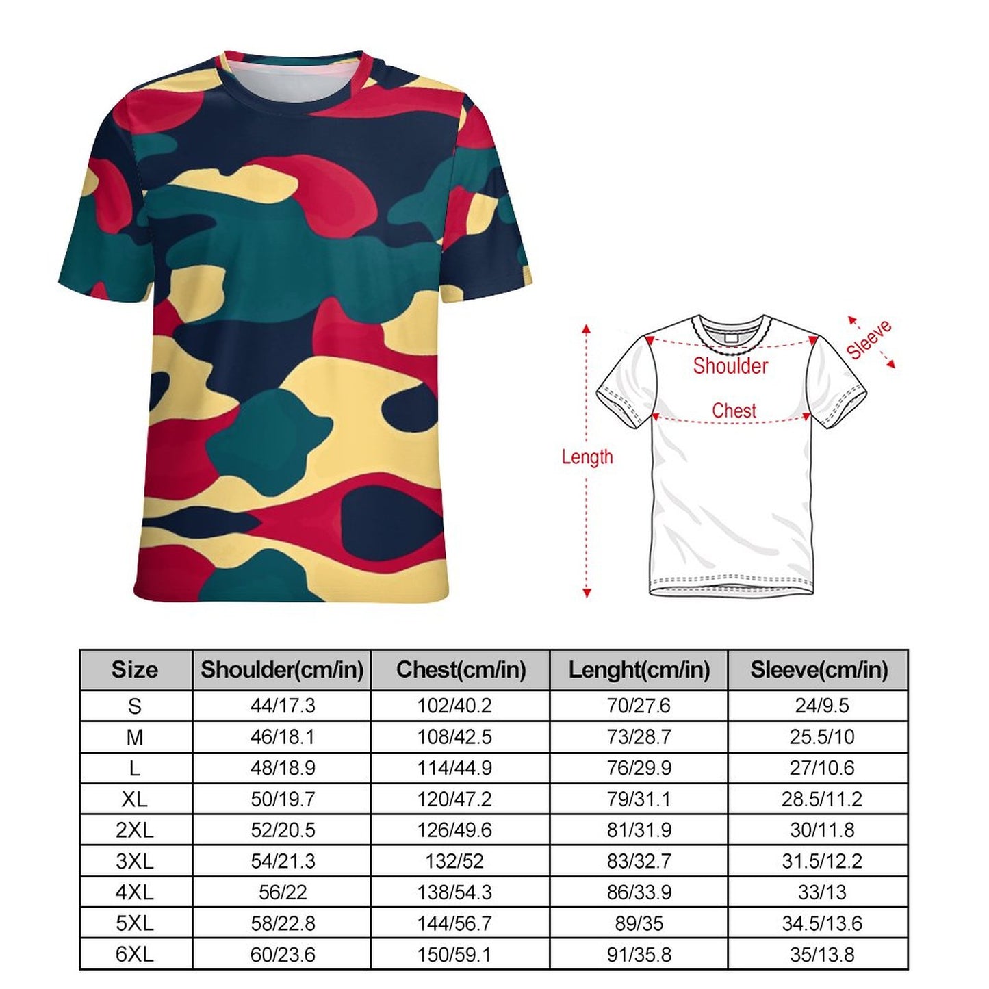 180gsm Men’s Halloween Shirts NT (All-Over Printing)