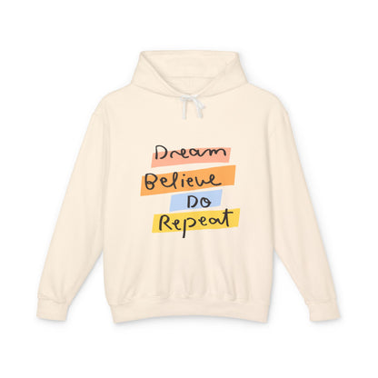 Affirmations Unisex Lightweight Hooded Sweatshirt #AU2