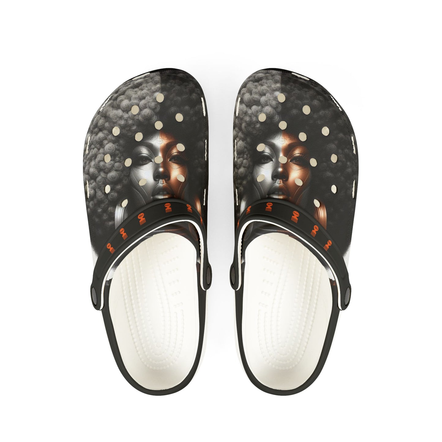 Afro Power EVA Foam Rubber Shoes (AOP) #AP10