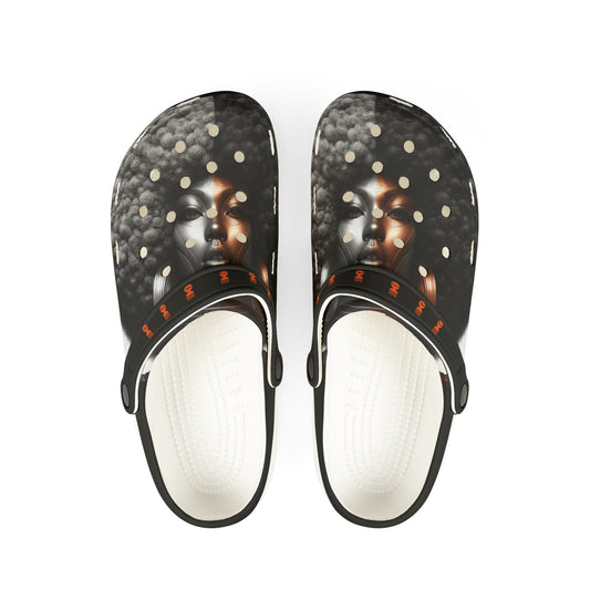 Afro Power EVA Foam Rubber Shoes (AOP) #AP10