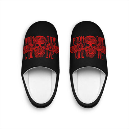 Born To Ride Men's Indoor Slippers #13M