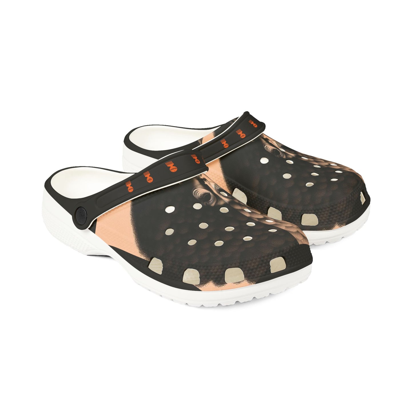 Afro Power EVA Foam Rubber Shoes (AOP) #AP3