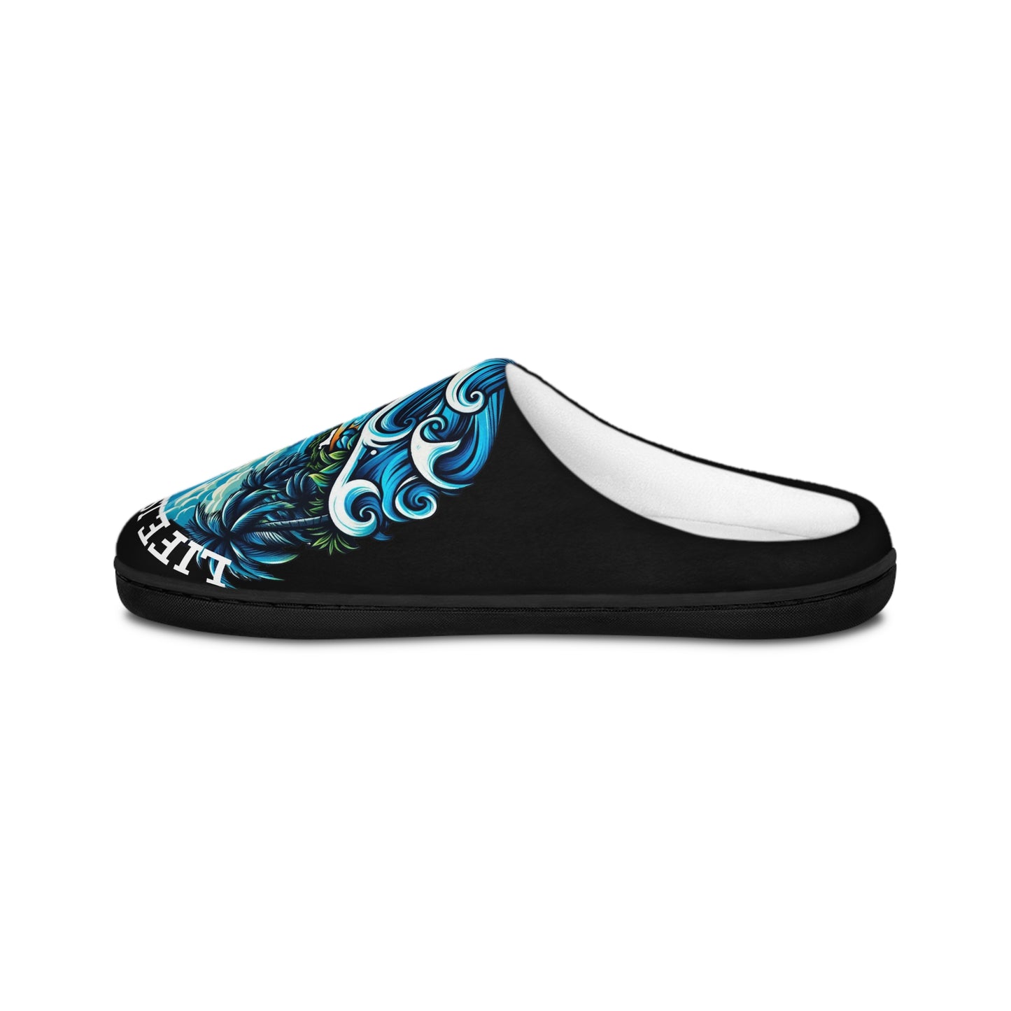 Life Is Wavy Men's Indoor Slippers #LIW1