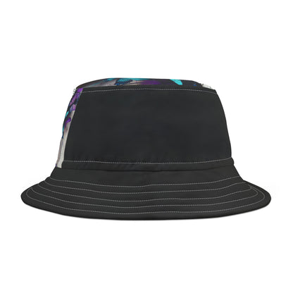 Butterfly Beauty Bucket Hat, Women's Fashion Denim Sun Hat, Trendy Blue