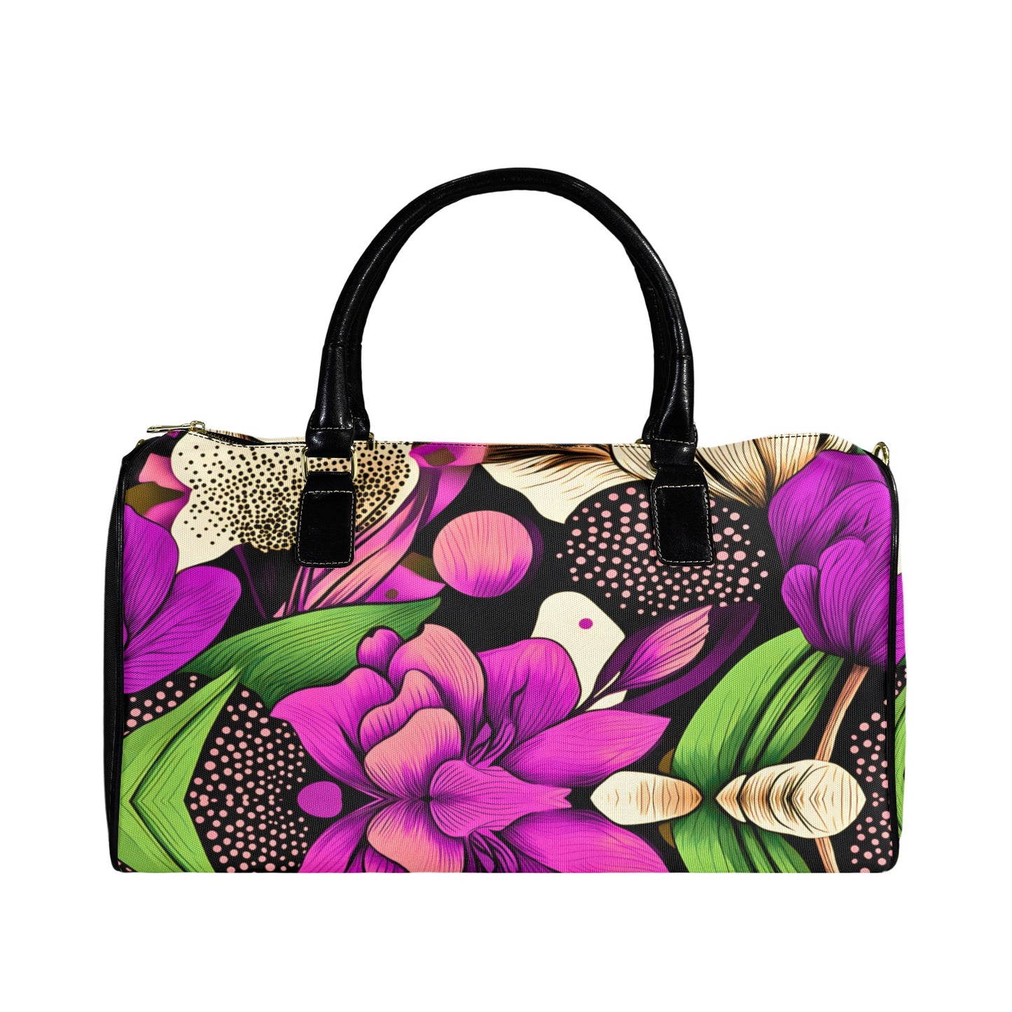 Blue Tulip Large Capacity Travel Bag-Small (Black Short Patch) (1737) Large Capacity Travel Bag-Small (Black Short Patch) (1737)