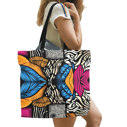All Over Print Canvas Tote Bag(Large)