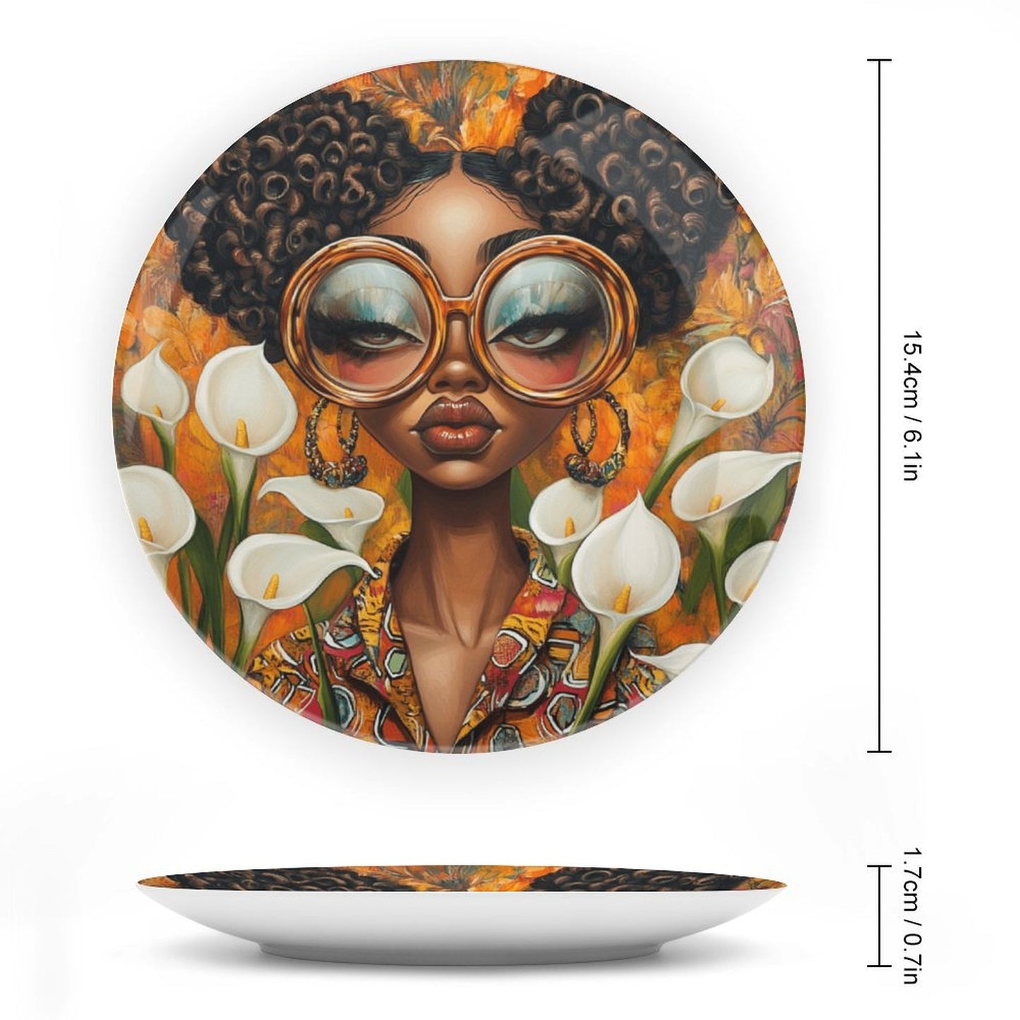 Bone China Decorative Plate