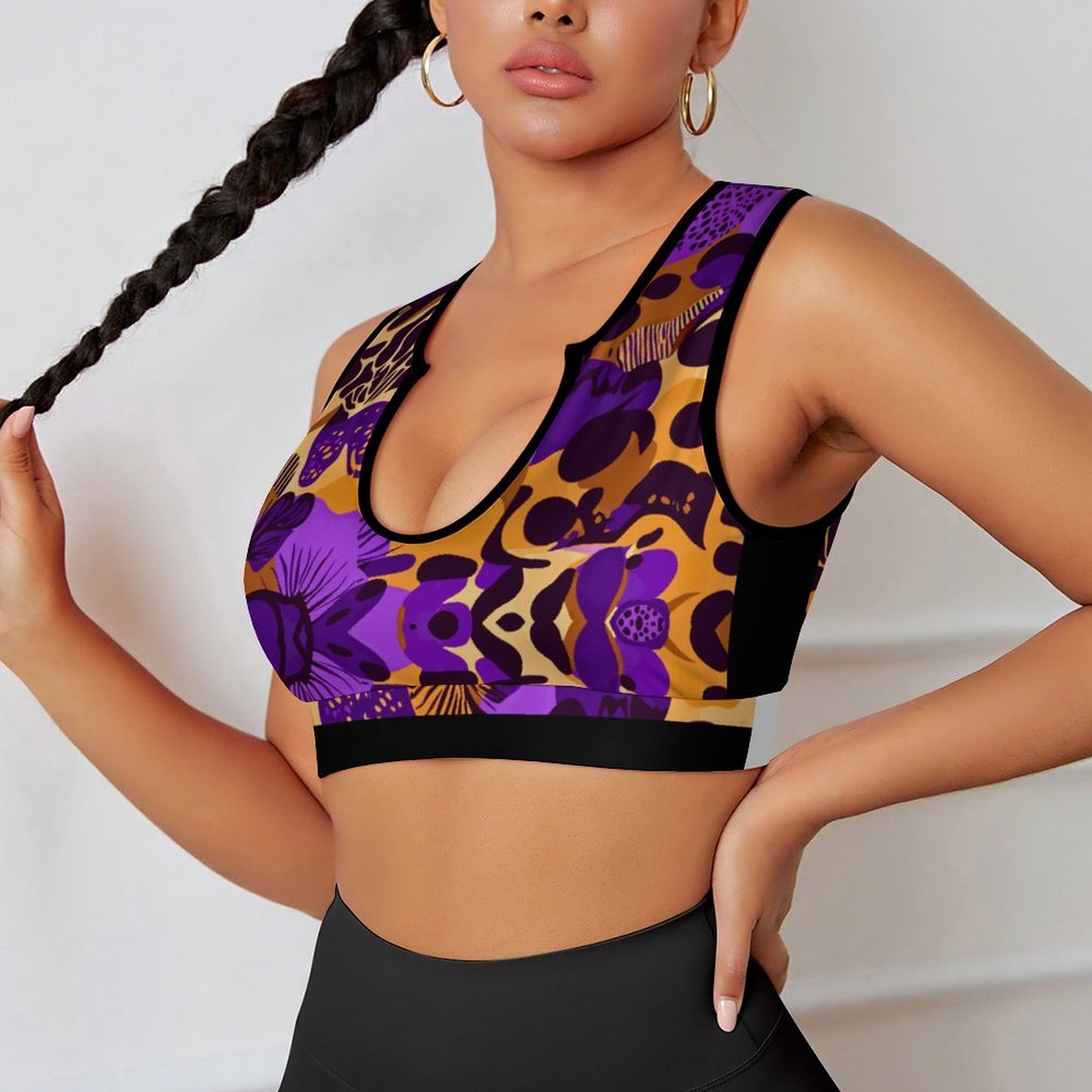 Custom Printed Yoga Tank Tops YJ053 (All-Over Printing)