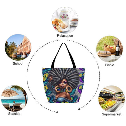 Shopping Bag for Ladies A001 (All-Over Printing)