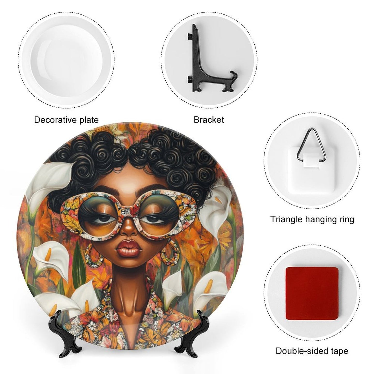 Bone China Decorative Plate