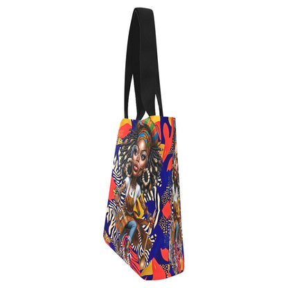 Canvas Tote Bag (Model1657) (Set of 4)