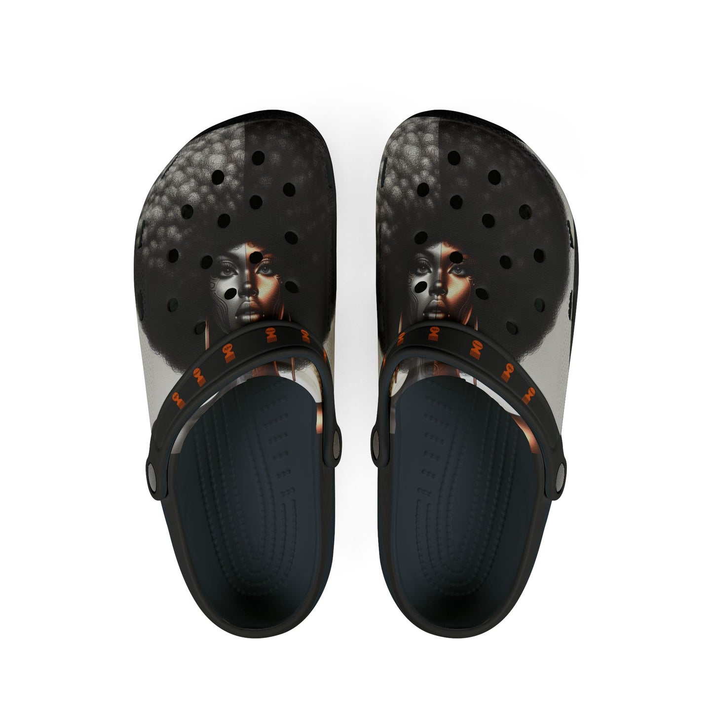 Afro Power EVA Foam Rubber Shoes (AOP) #AP8