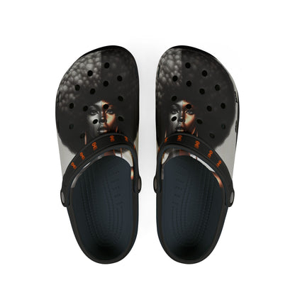 Afro Power EVA Foam Rubber Shoes (AOP) #AP8