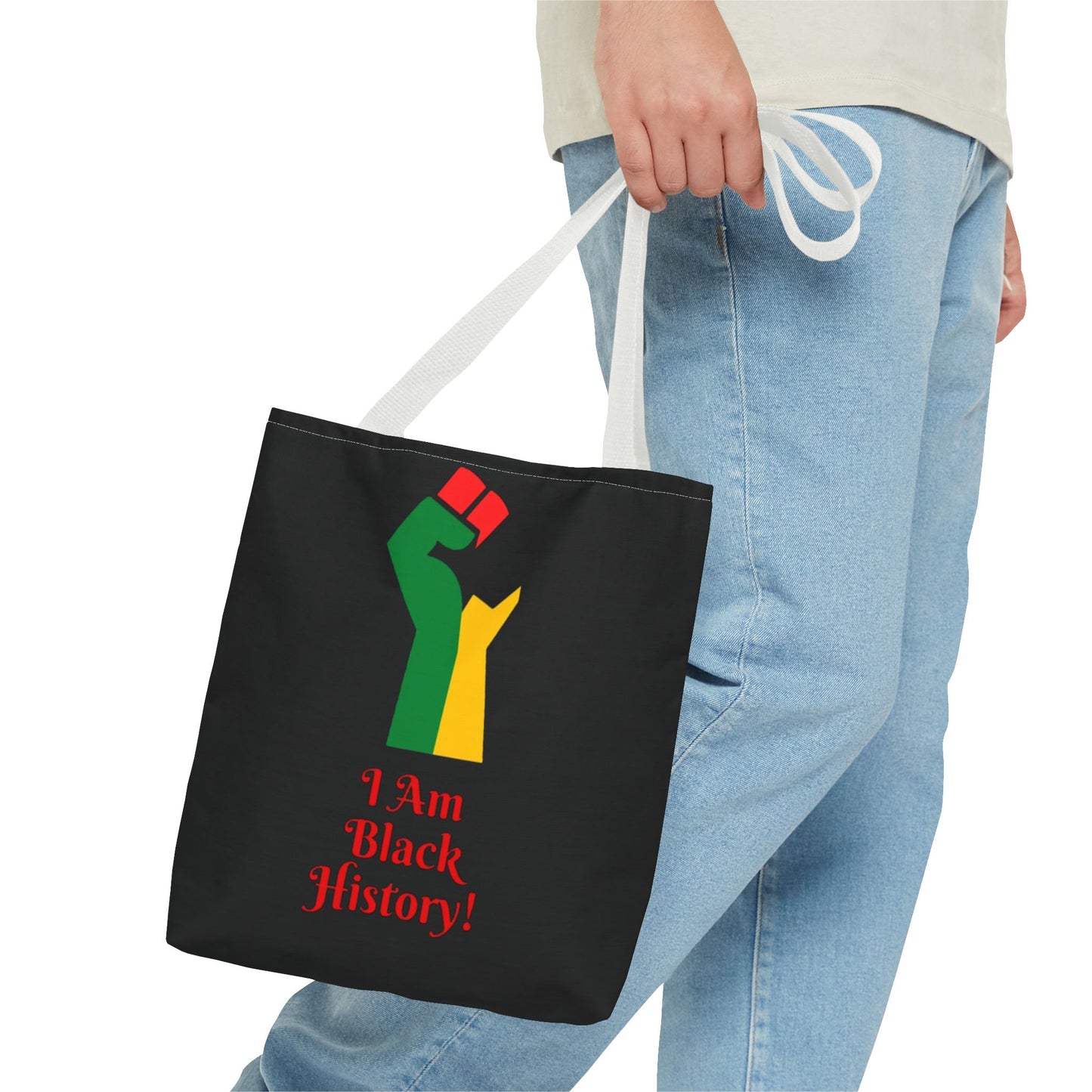 Empowering Black History Tote Bag - "I Am Black History!"