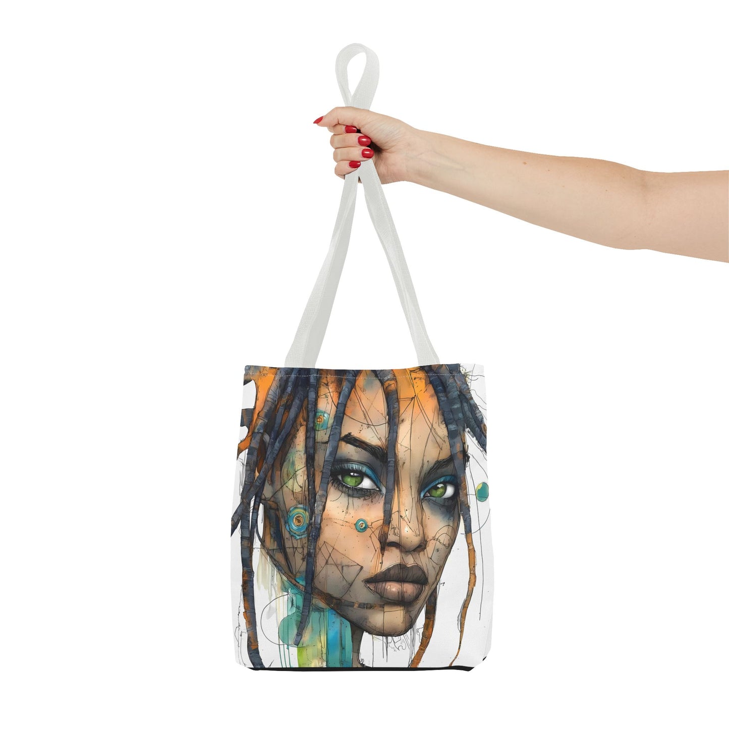 Artistic Abstract Face Tote Bag, Trendy Canvas Bag, Unique Gift for Art Lovers, Fashionable Beach Bag, Stylish Shopping Bag, Cool