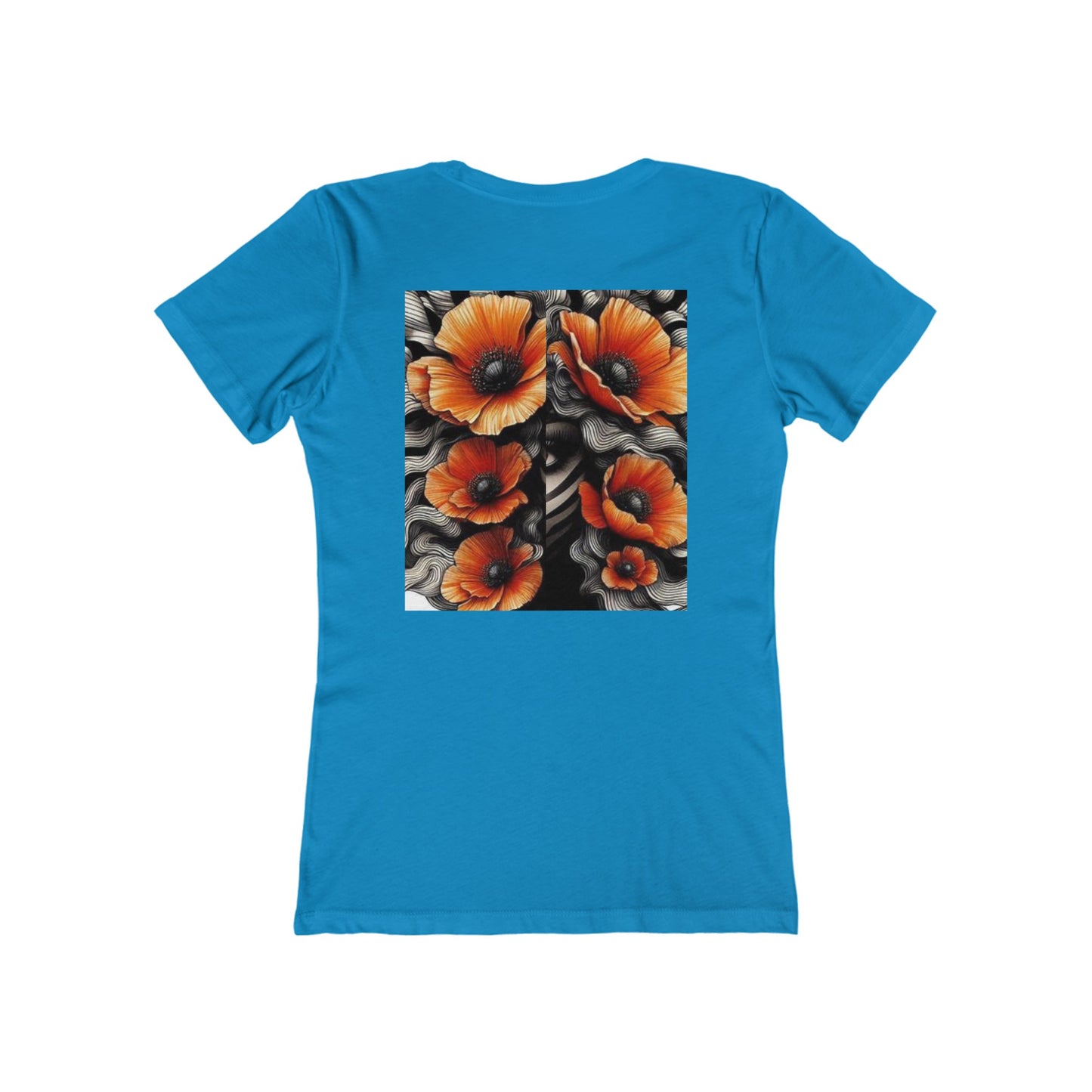 Zebra Fantasy The Boyfriend Tee for Women #ZF17