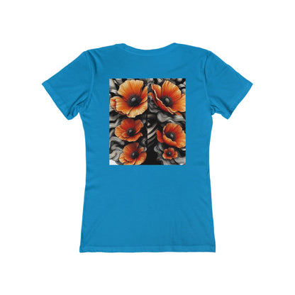Zebra Fantasy The Boyfriend Tee for Women #ZF17