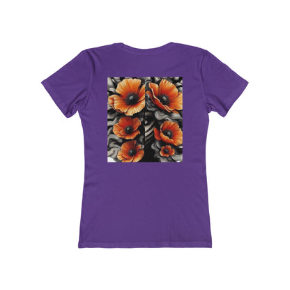 Zebra Fantasy The Boyfriend Tee for Women #ZF17