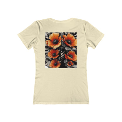 Zebra Fantasy The Boyfriend Tee for Women #ZF17
